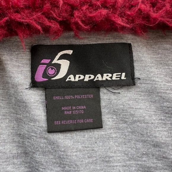 IOS Red Shaggy FAUX FUR VEST Women's Med - Picture 7 of 8